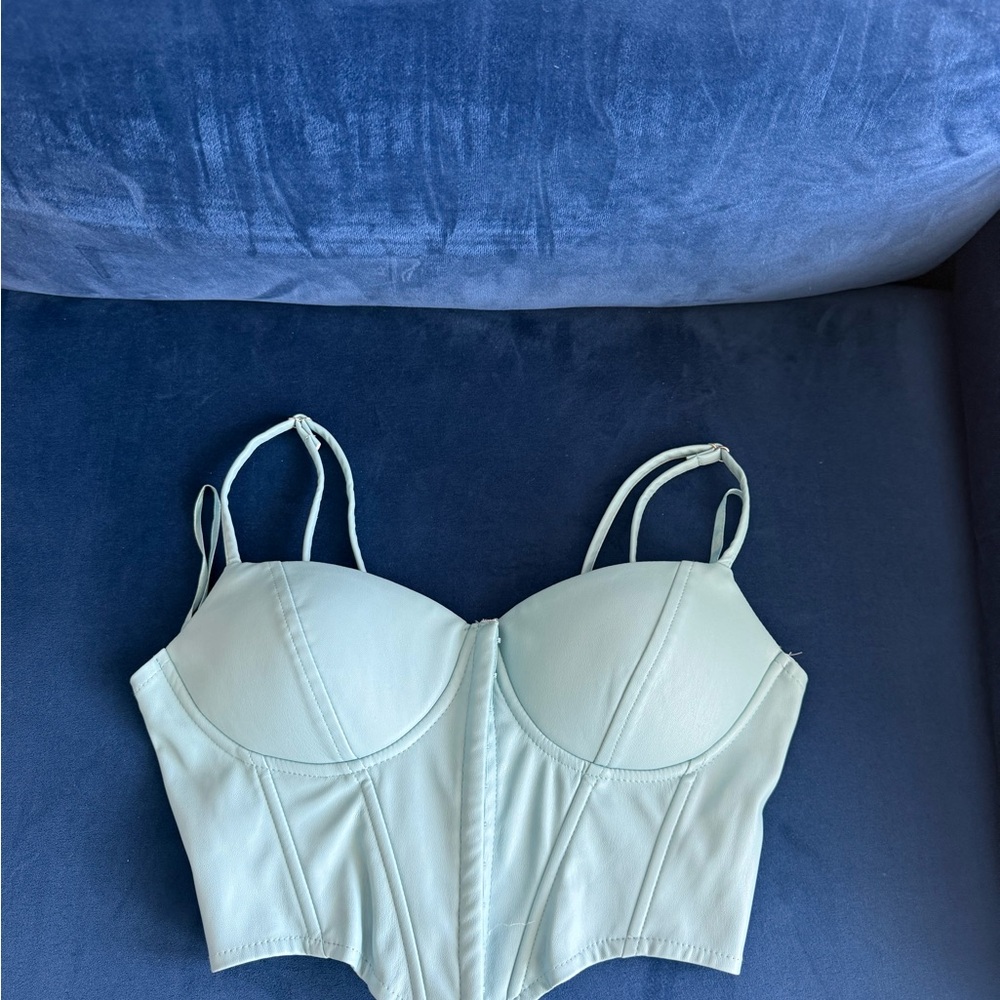 Windsor Light Blue Corset Top